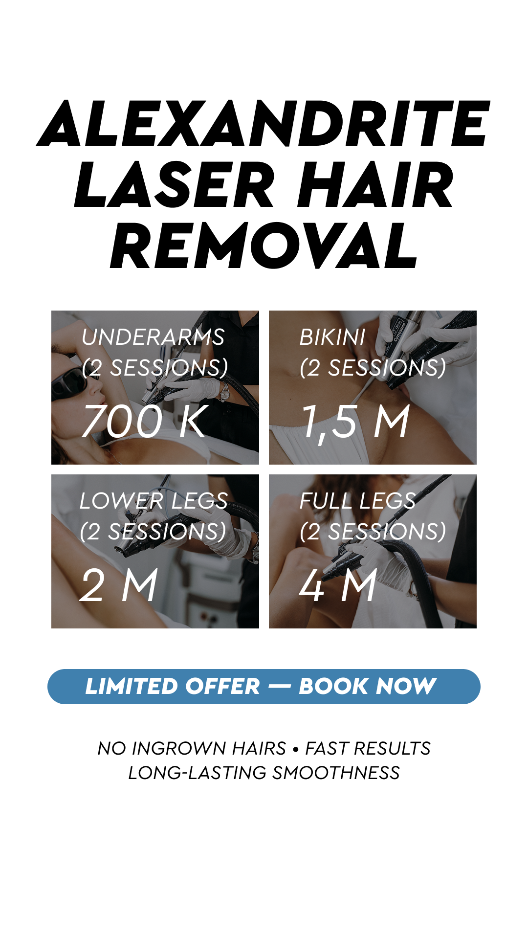 LASER ME Facebook ad from Apr 13, 2026