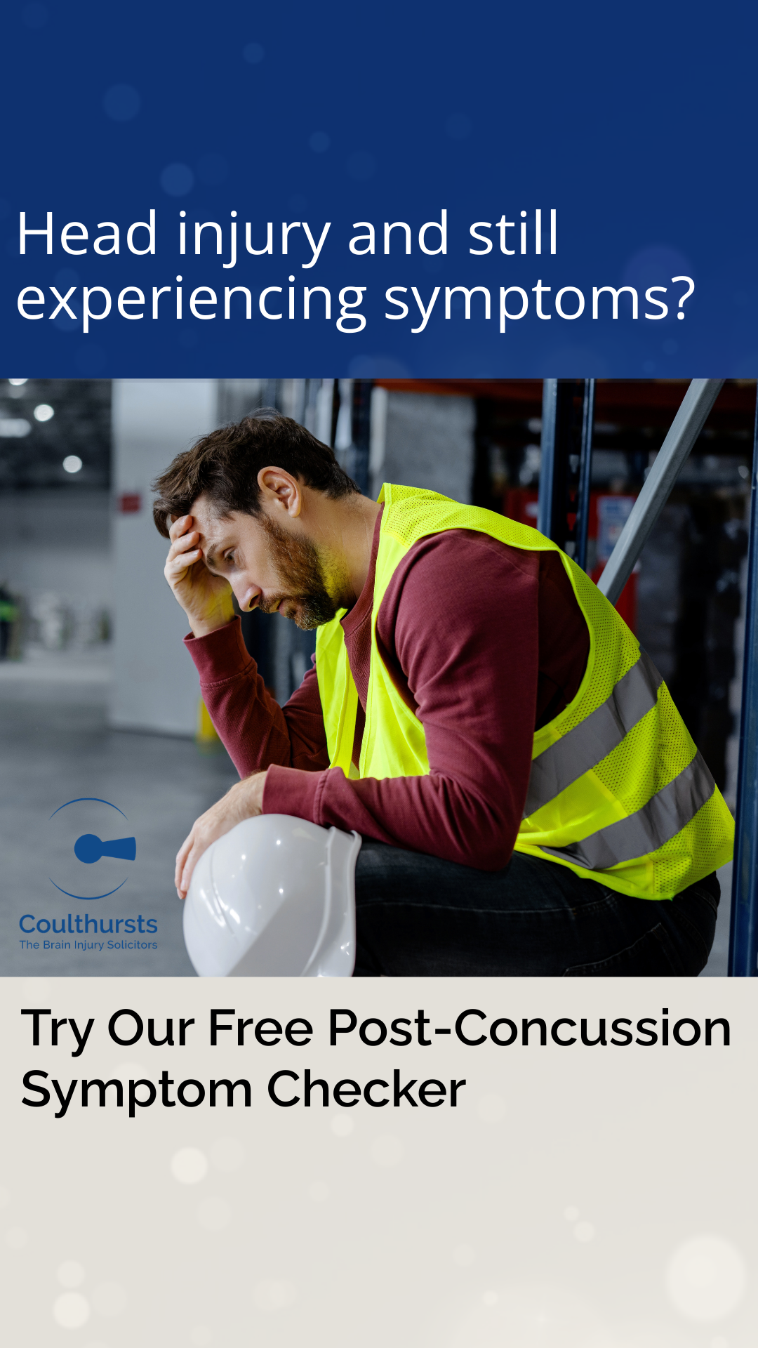 Coulthursts, the brain injury solicitors Facebook ad