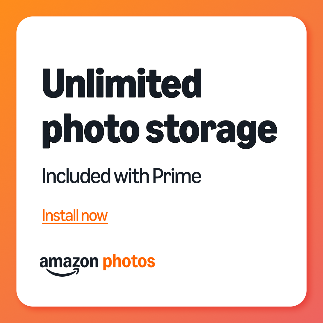 Amazon Photos Facebook ad