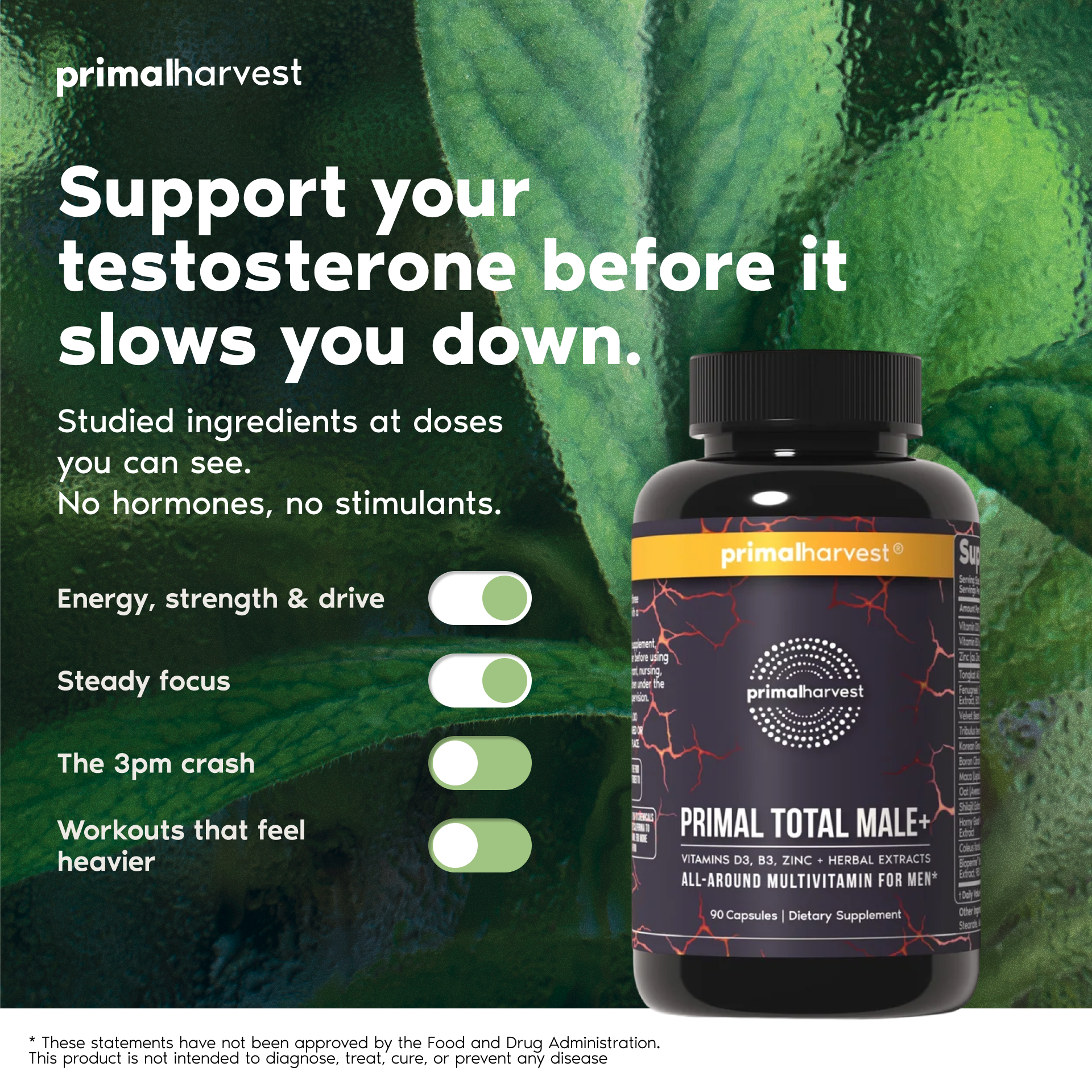 Primal Harvest Facebook ad: Holistic Support for Healthy T