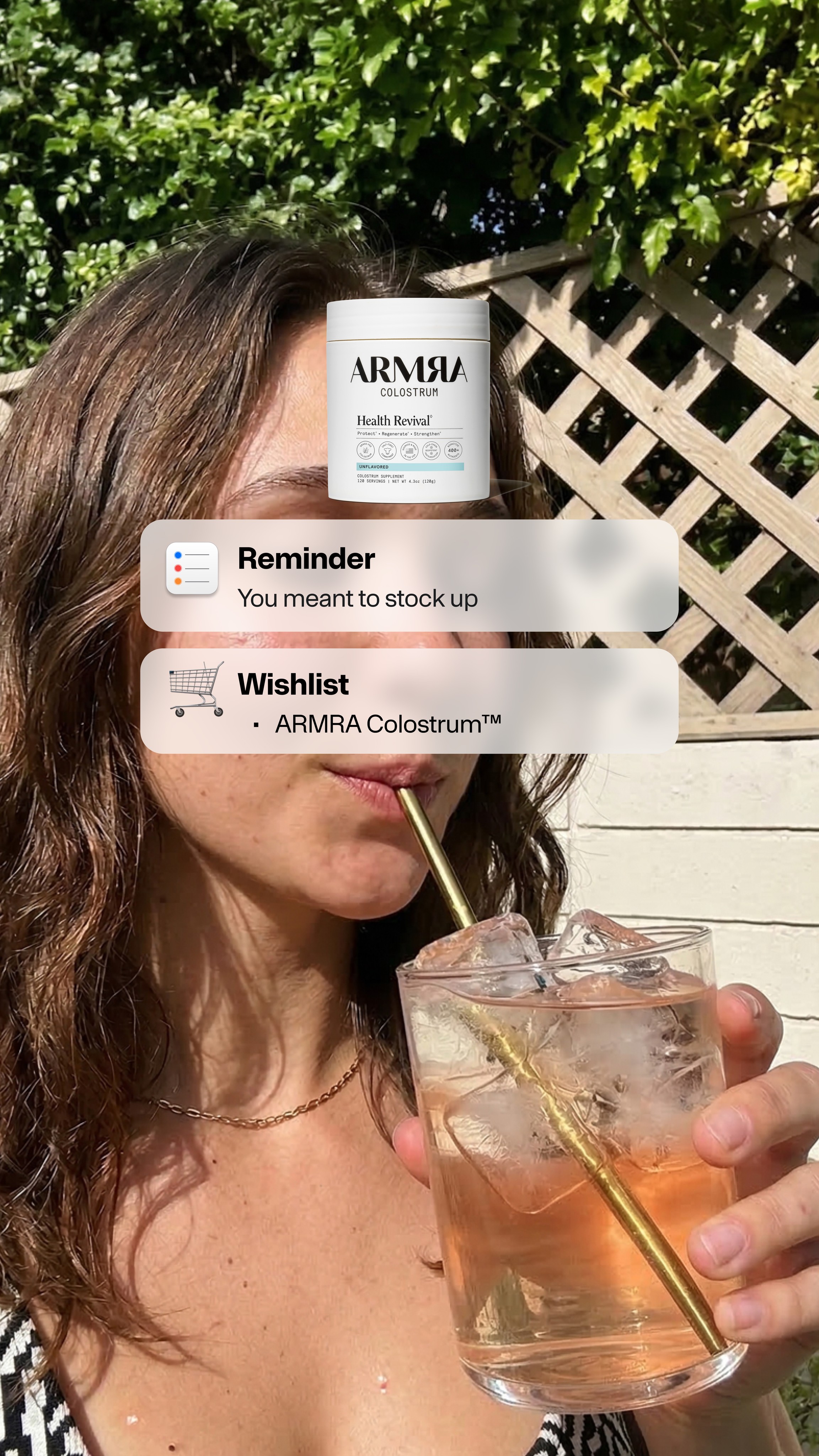ARMRA Facebook ad