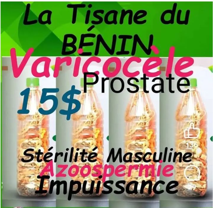Mystère de la Santé Naturelle Facebook ad: Tisane Naturelle du Bénin, Spéciale Santé Masculine