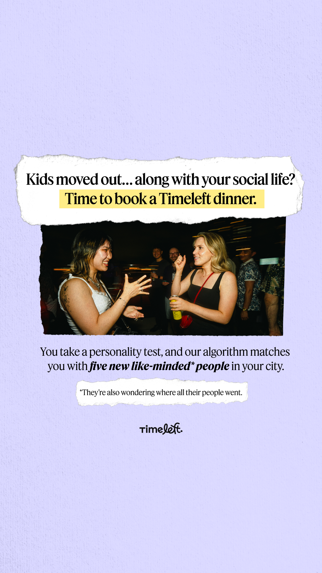Timeleft Facebook ad