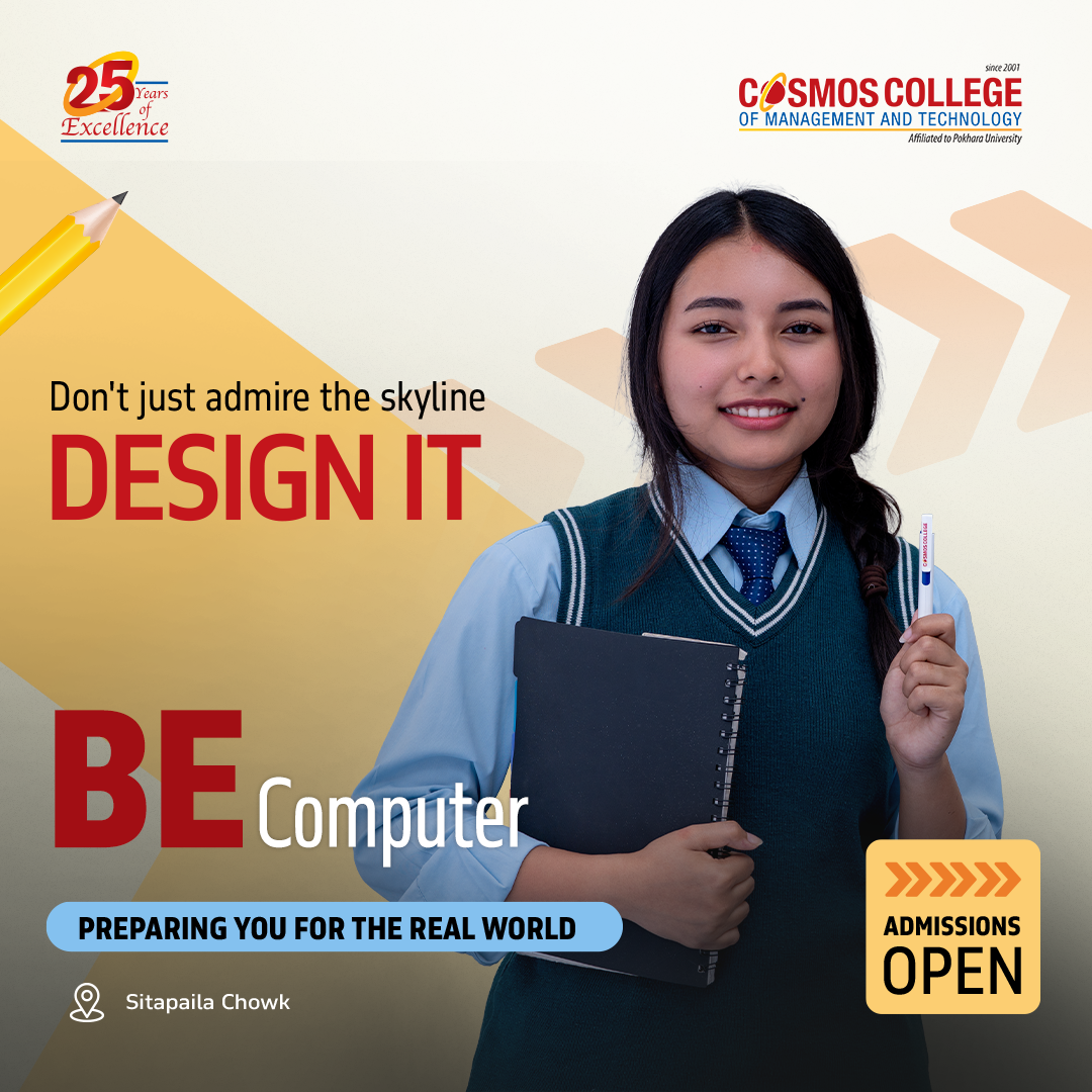 Cosmos College of Management & Technology Facebook ad: Admissions Open