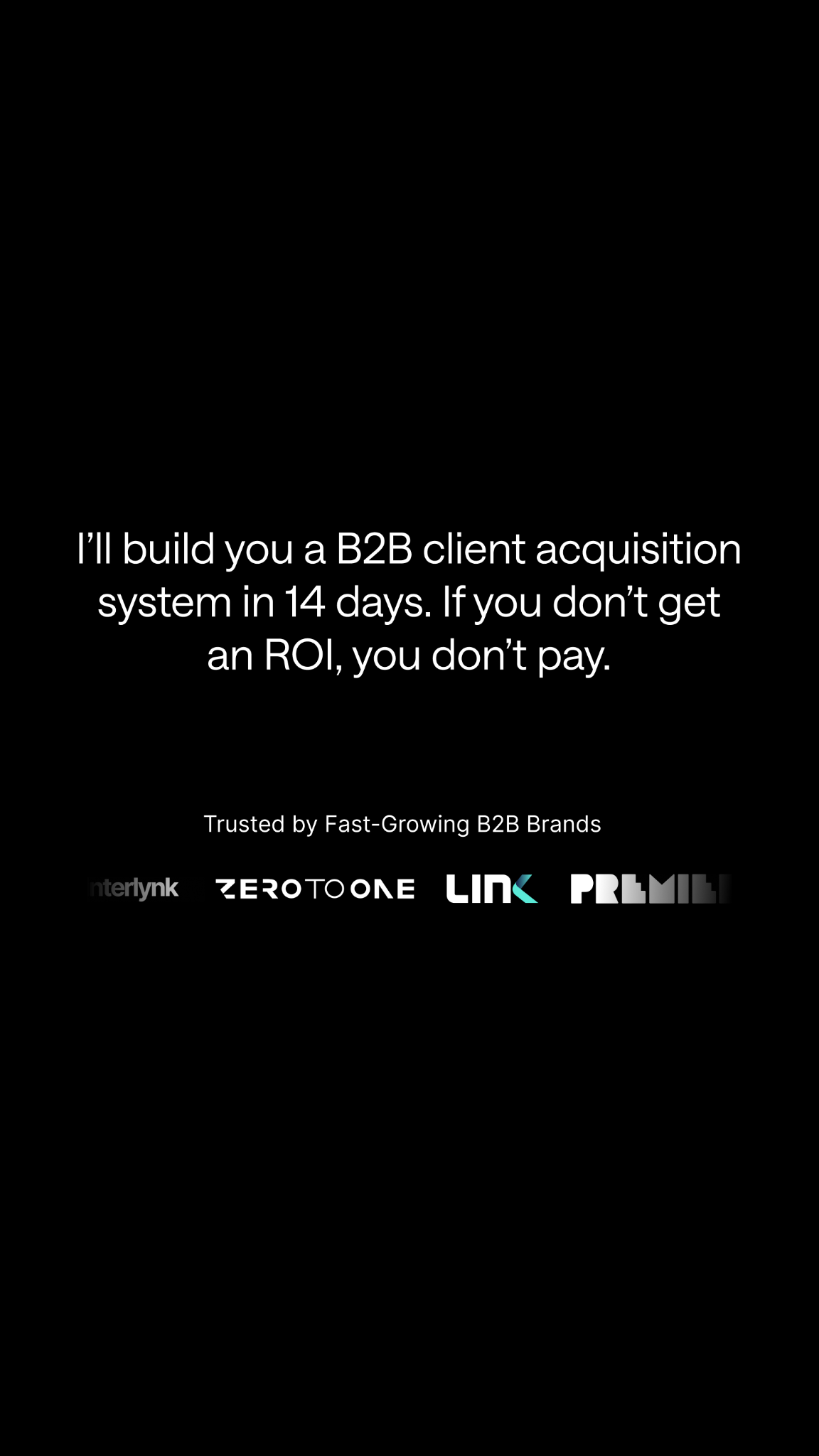 Aaron Burnham Facebook ad
