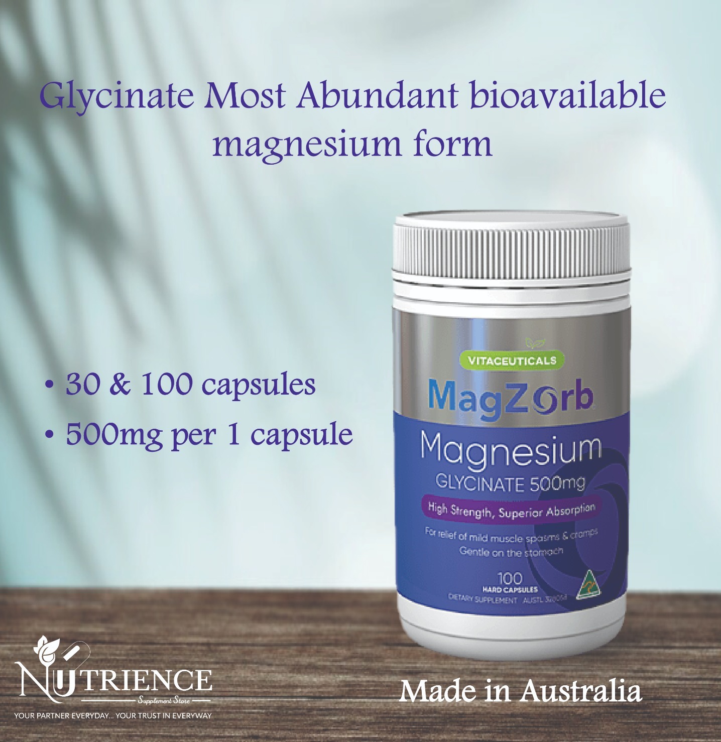 Nutrience supplement store Facebook ad from Apr 2, 2026