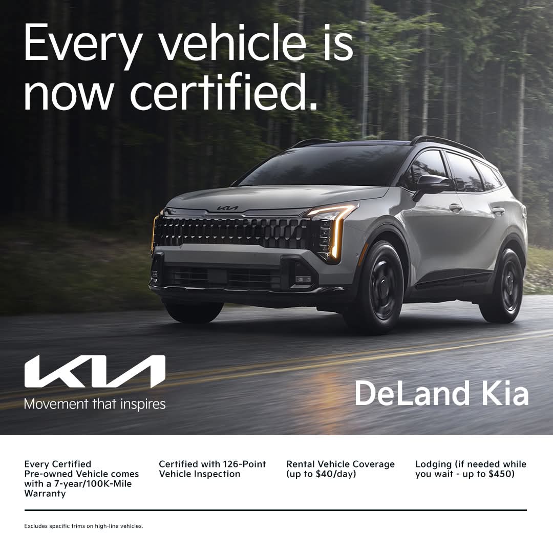 DeLand KIA Facebook ad from Jun 9, 2026