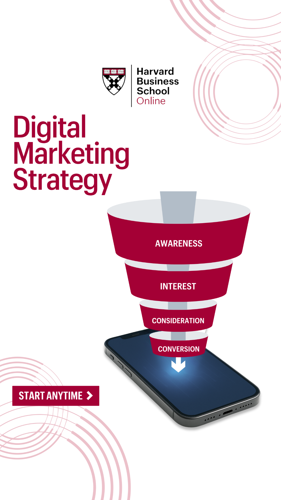 Harvard Business School Online Facebook ad