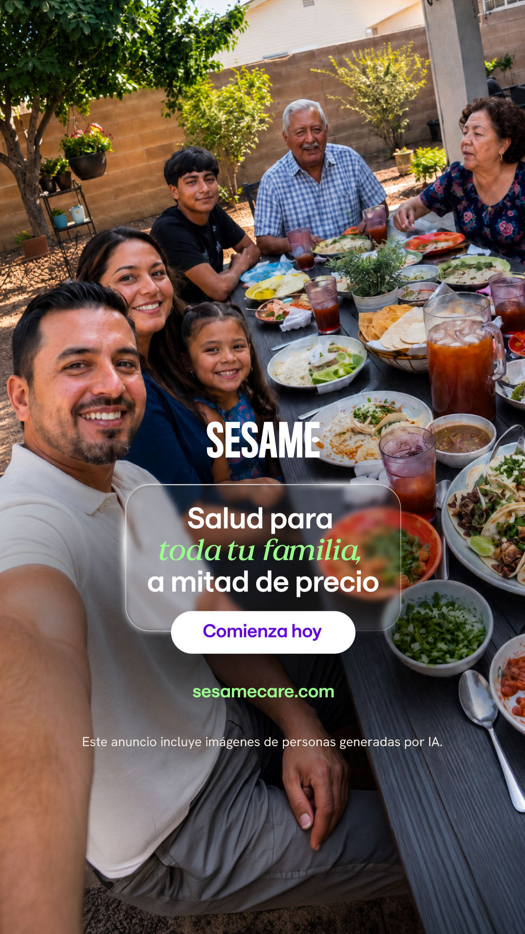 Sesame Facebook ad