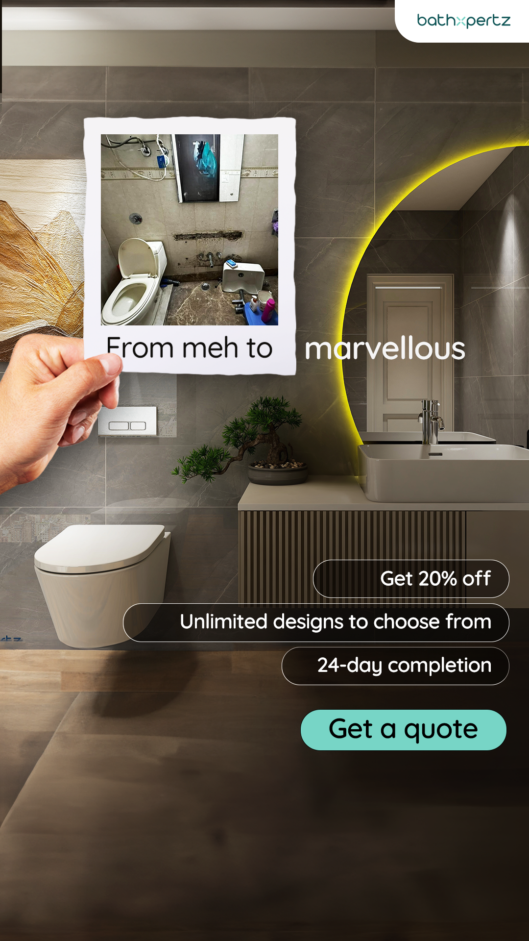 BathXpertz Facebook ad