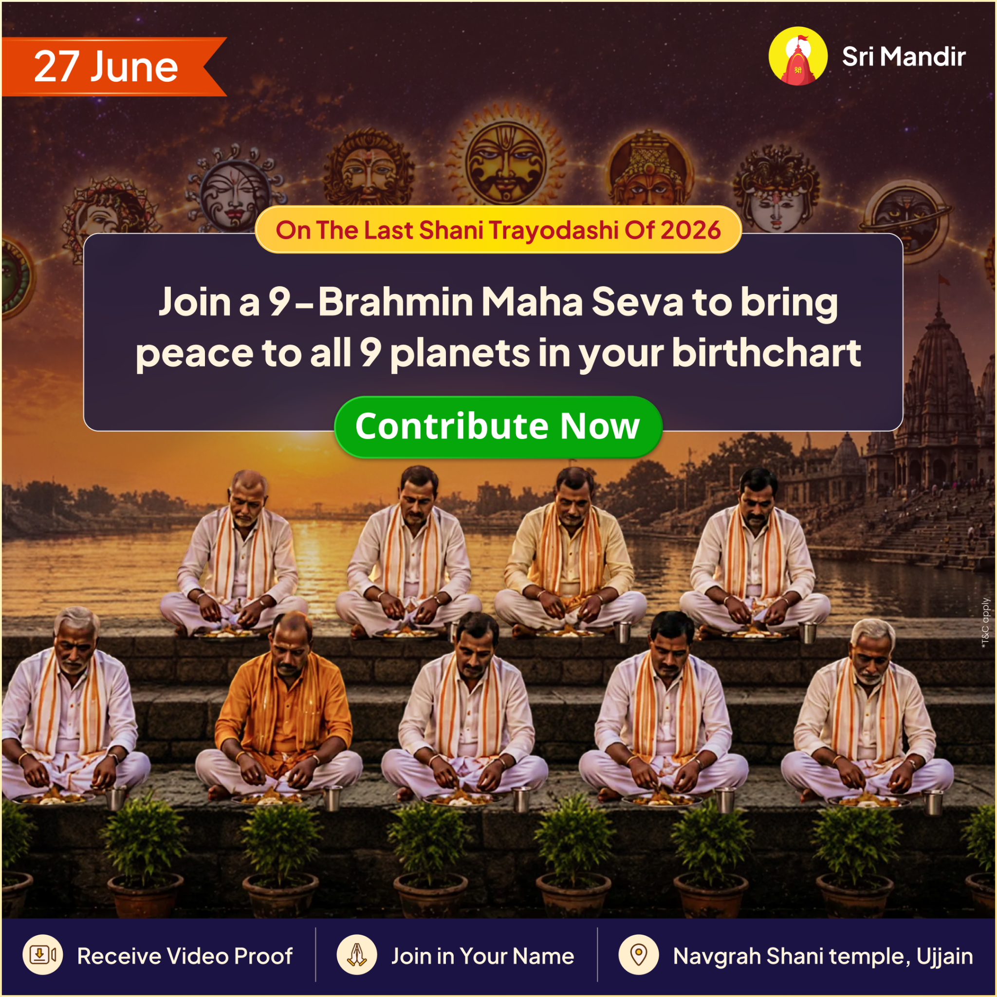 Sri Mandir - Seva Facebook ad