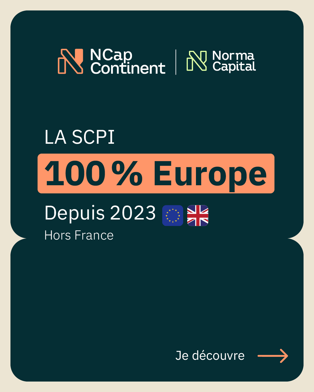 Norma Capital Facebook ad: Investir dans l’immobilier indirect au-delà de nos…