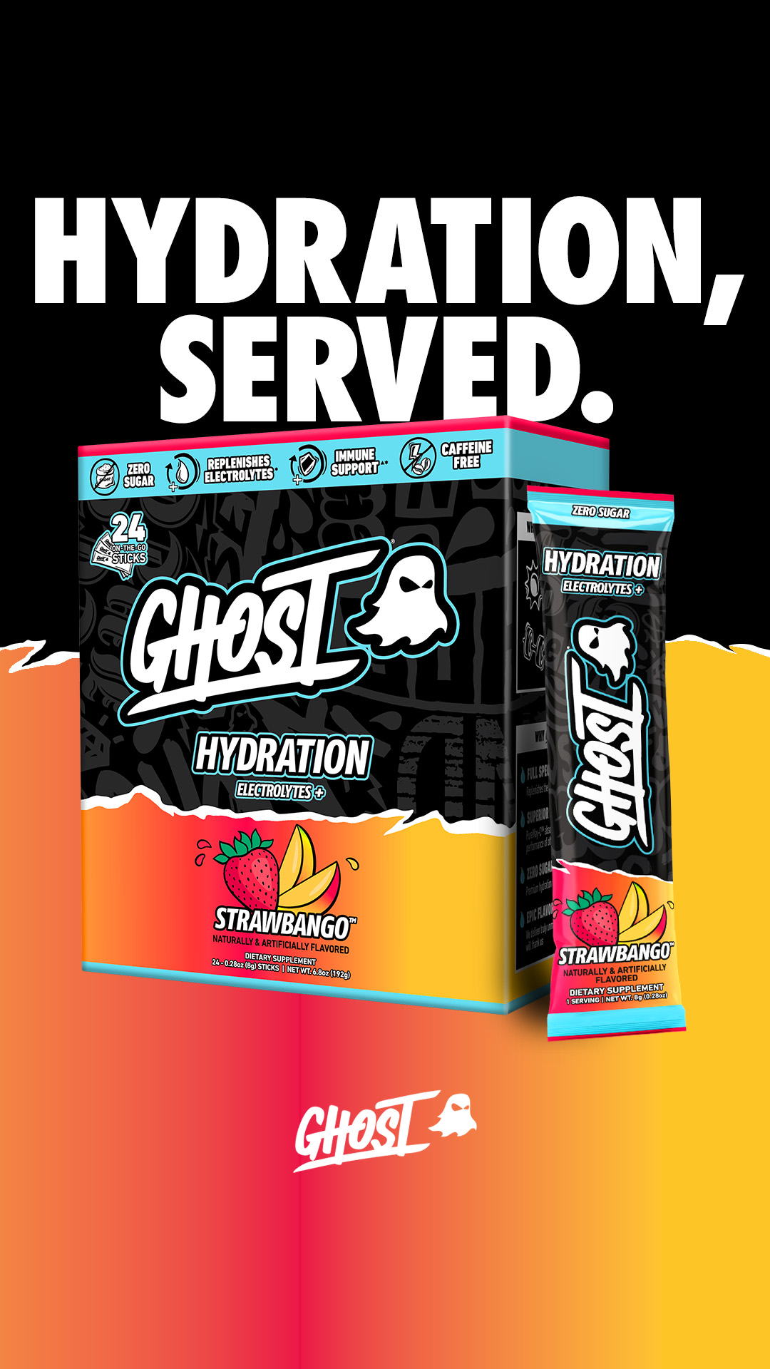GHOST Facebook ad