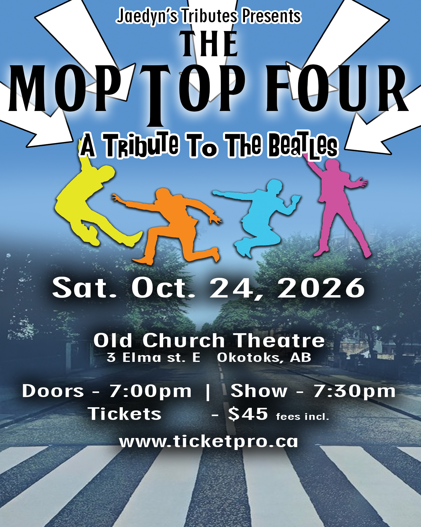 Jaedyn's Tributes Facebook ad: Beatlemania is back with Canada's premier Beatle Tribute…