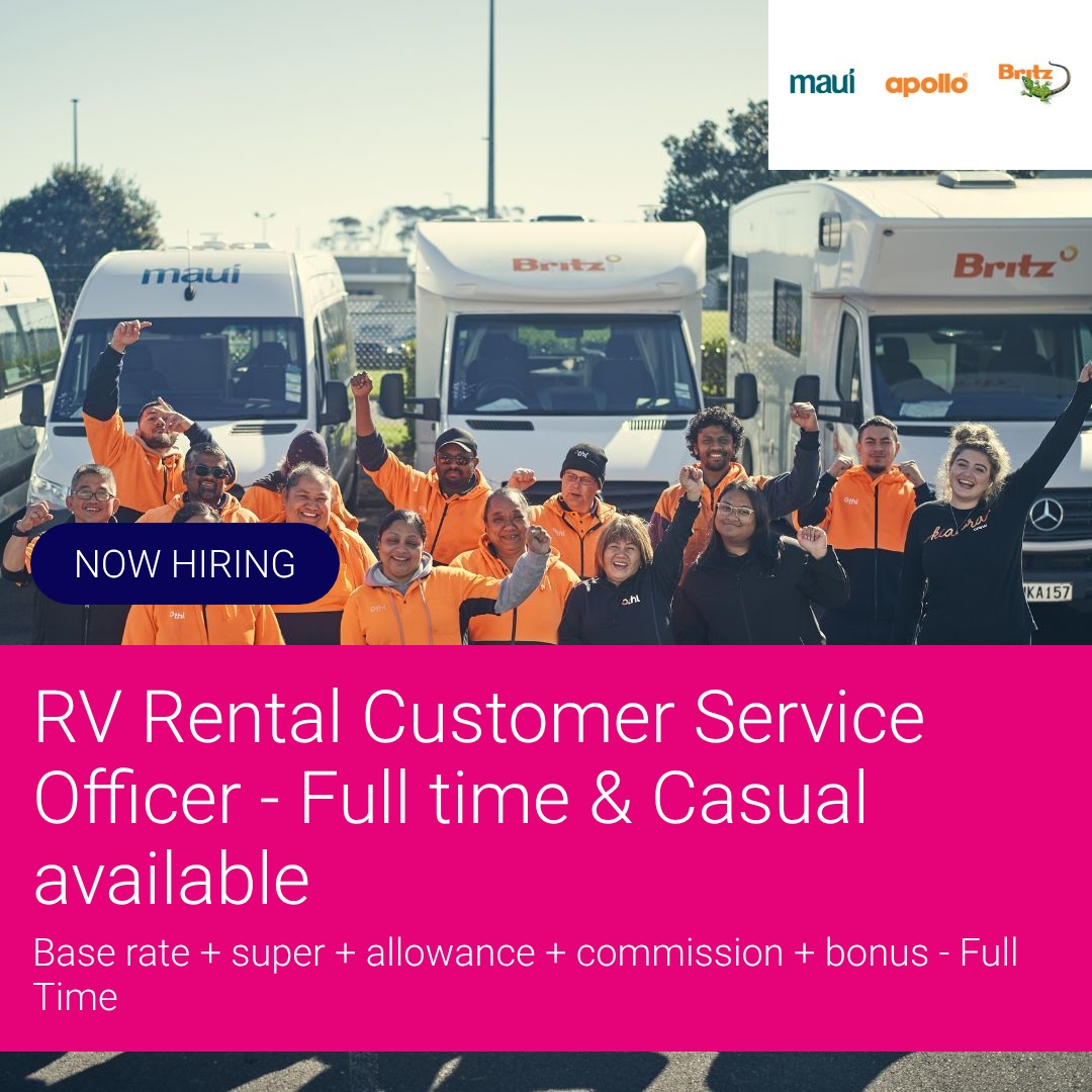 SEEK Facebook ad: RV Rental Customer Service Officer - Full time & Casual…