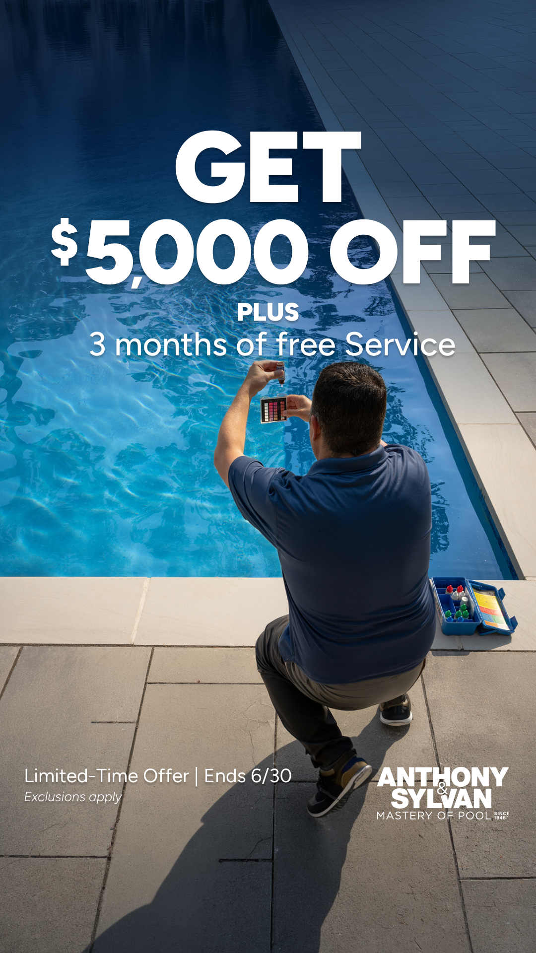 Anthony & Sylvan Pools Facebook ad