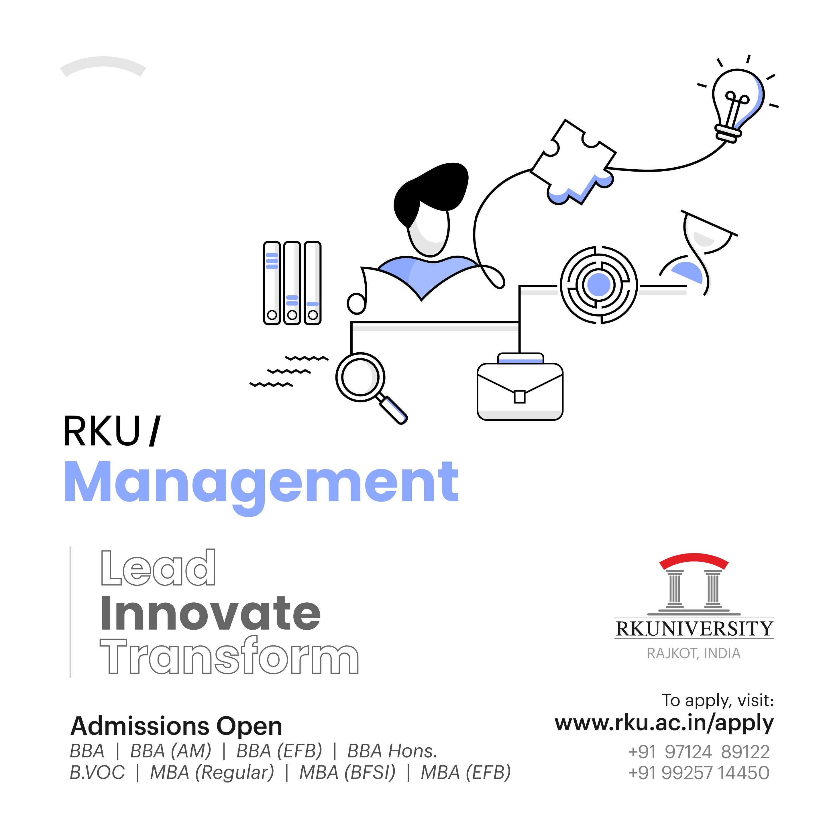 RK University Facebook ad