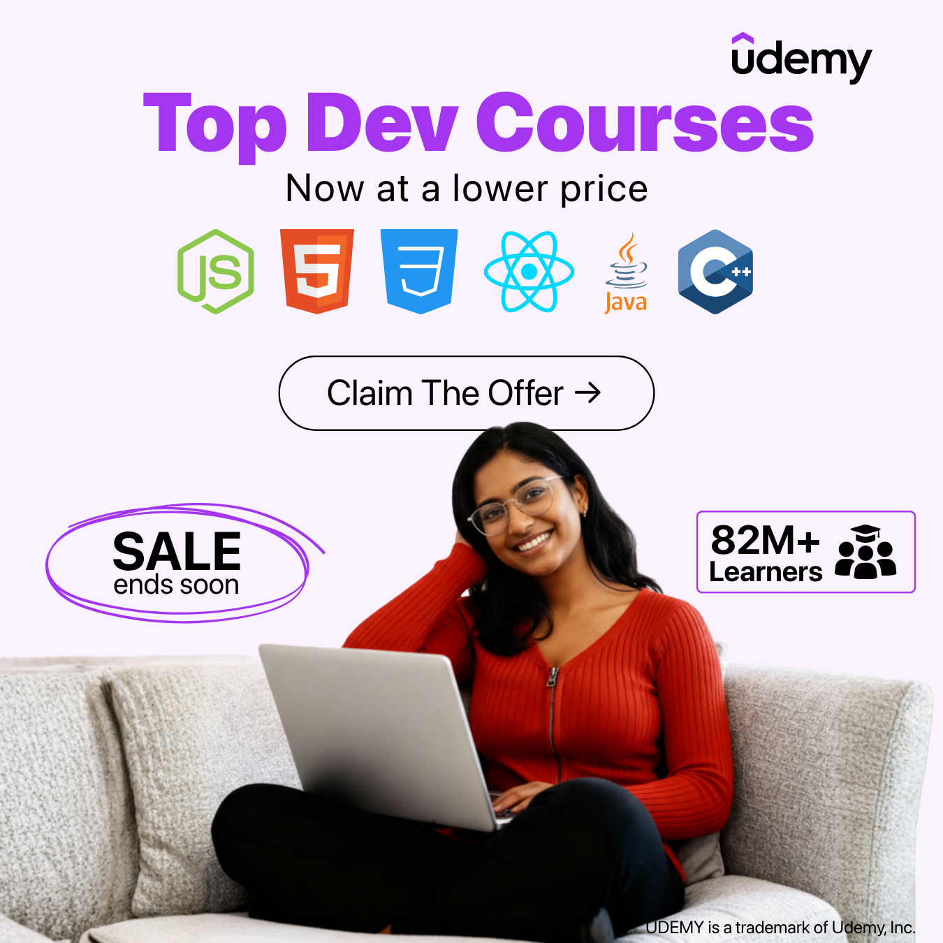 Udemy Facebook ad