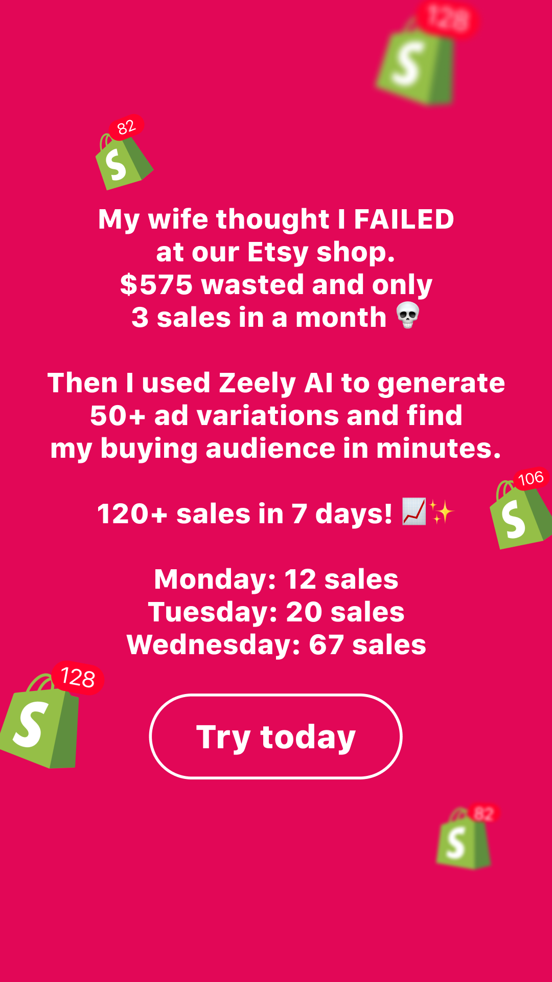 Zeely Facebook ad