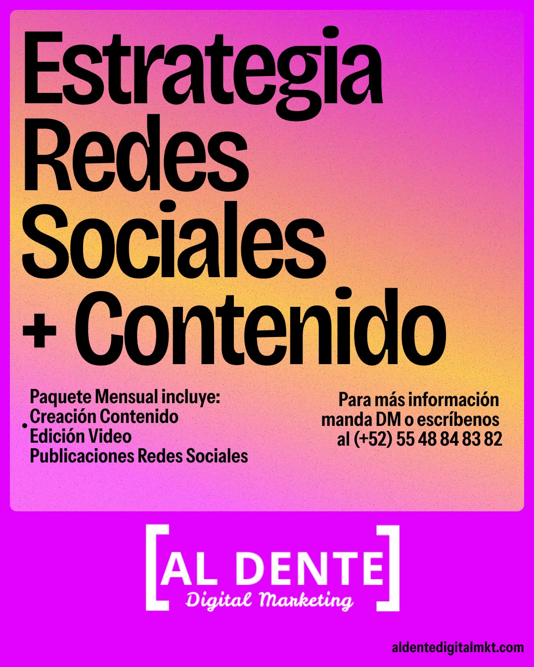 AlDente MKT Facebook ad: Tu marca tiene una historia.