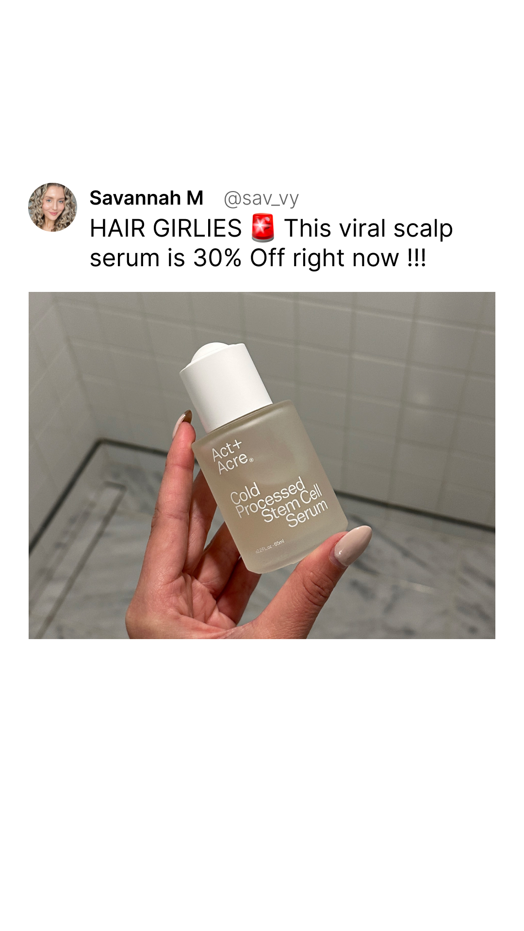 ActandAcre Facebook ad