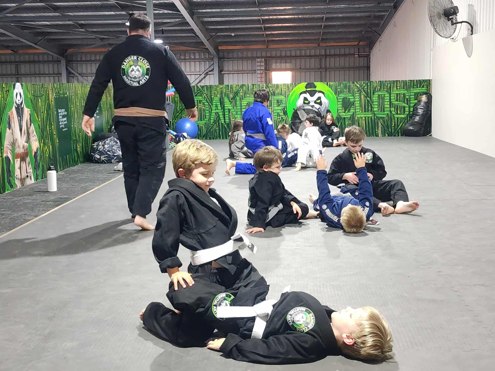 Danger Close Martial Arts Facebook ad: Book your FREE class today!