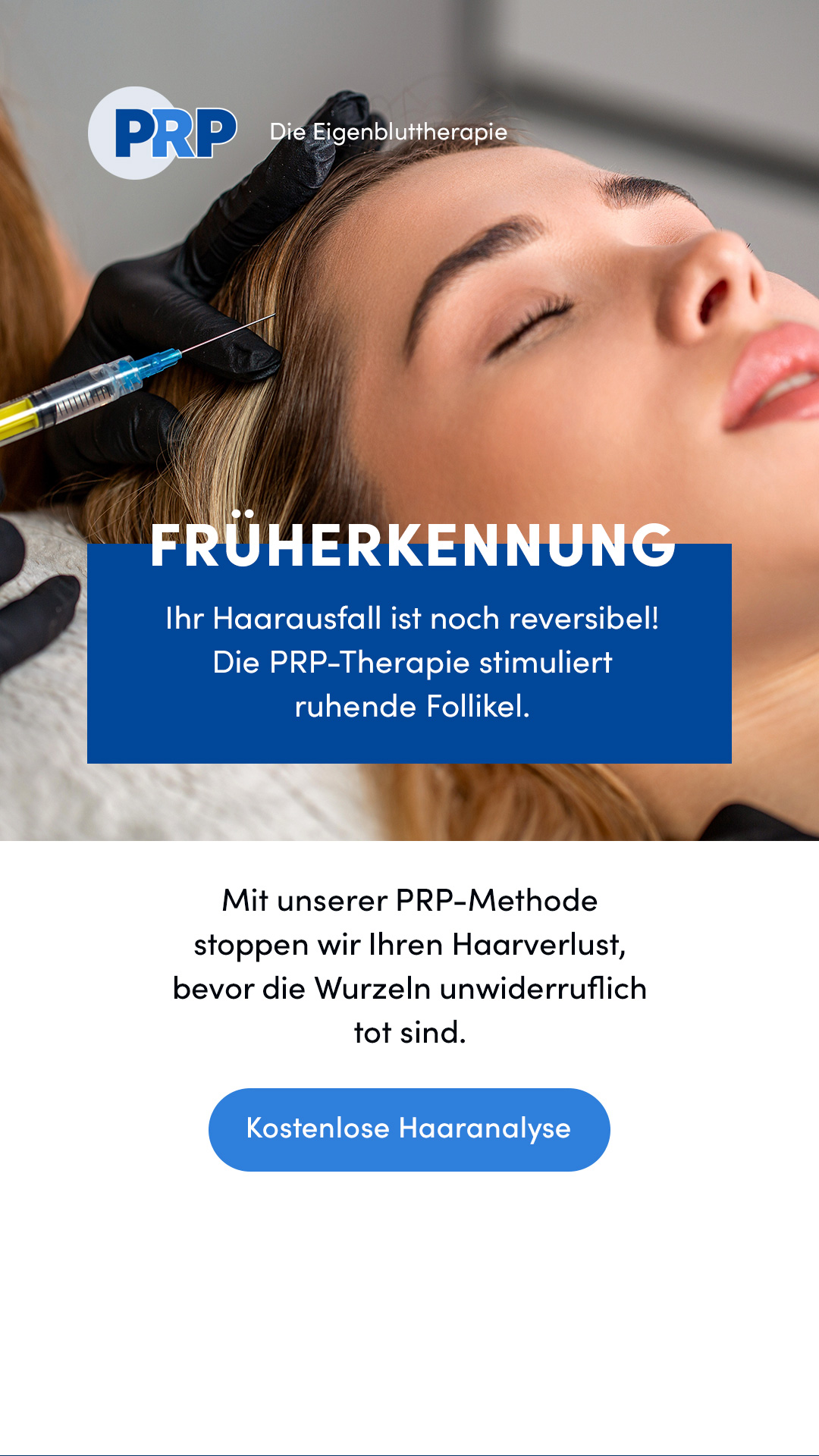 PRP Behandlung Facebook ad