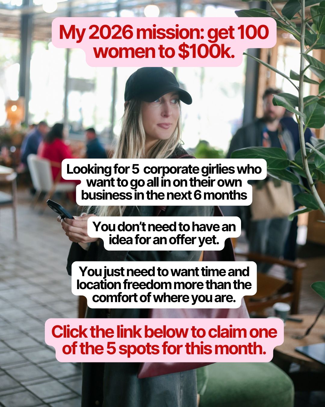 ExGirlboss Facebook ad: Before you hire that expensive business coach…talk to…