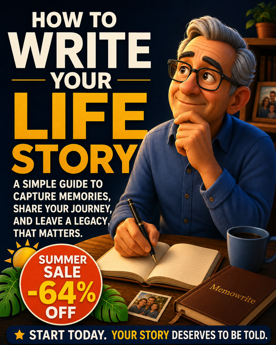 Memowrite Facebook ad