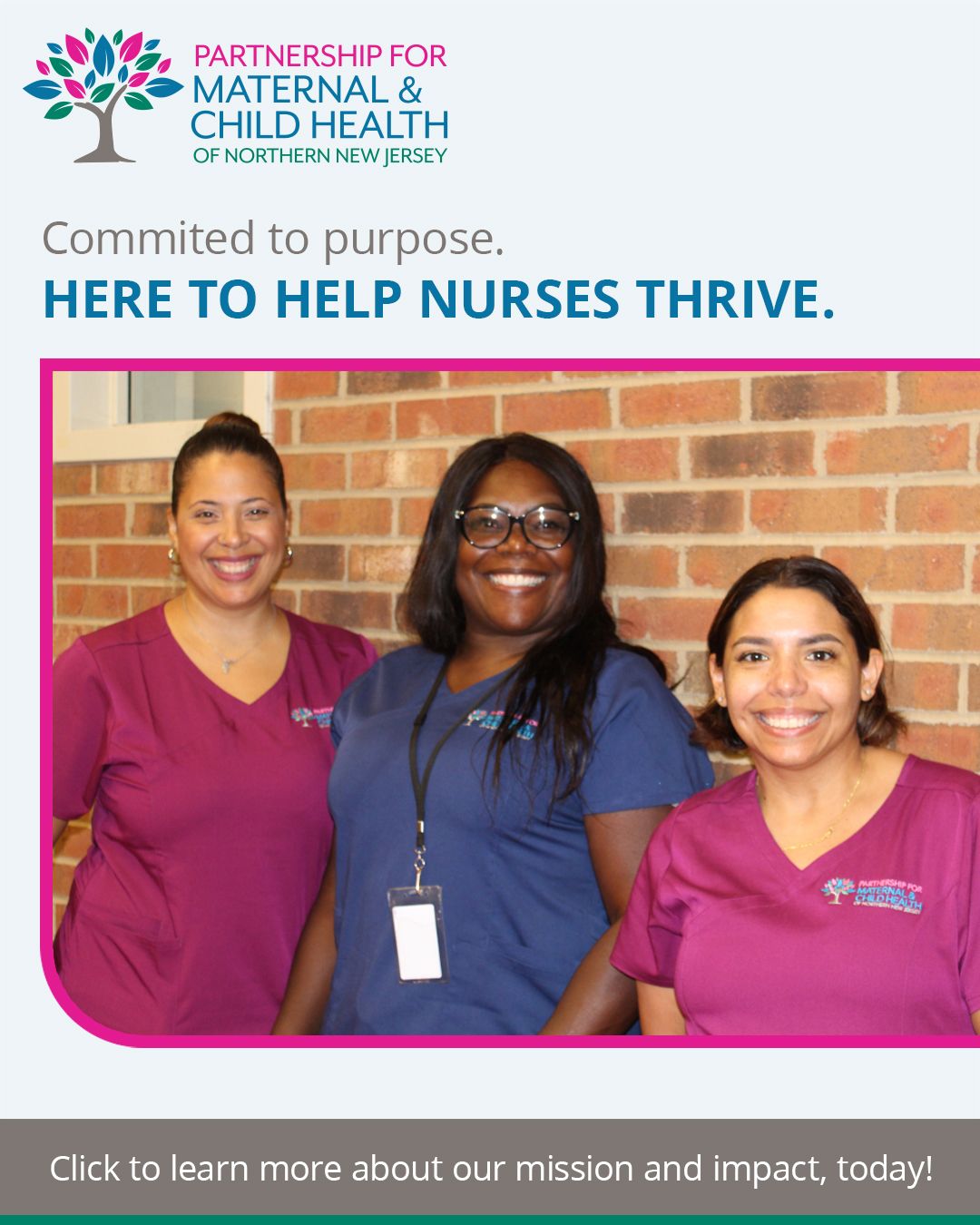 Partnership for Maternal and Child Health of Northern NJ Facebook ad