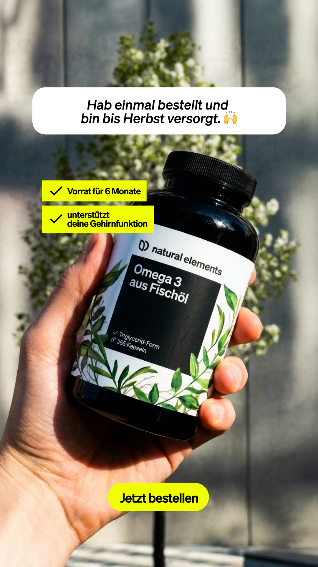 natural elements Facebook ad