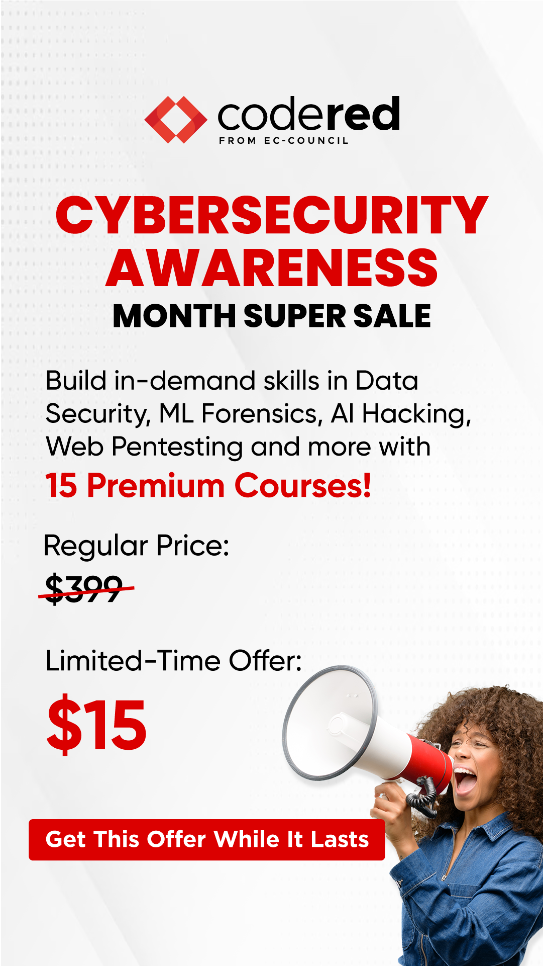 CodeRed Facebook ad