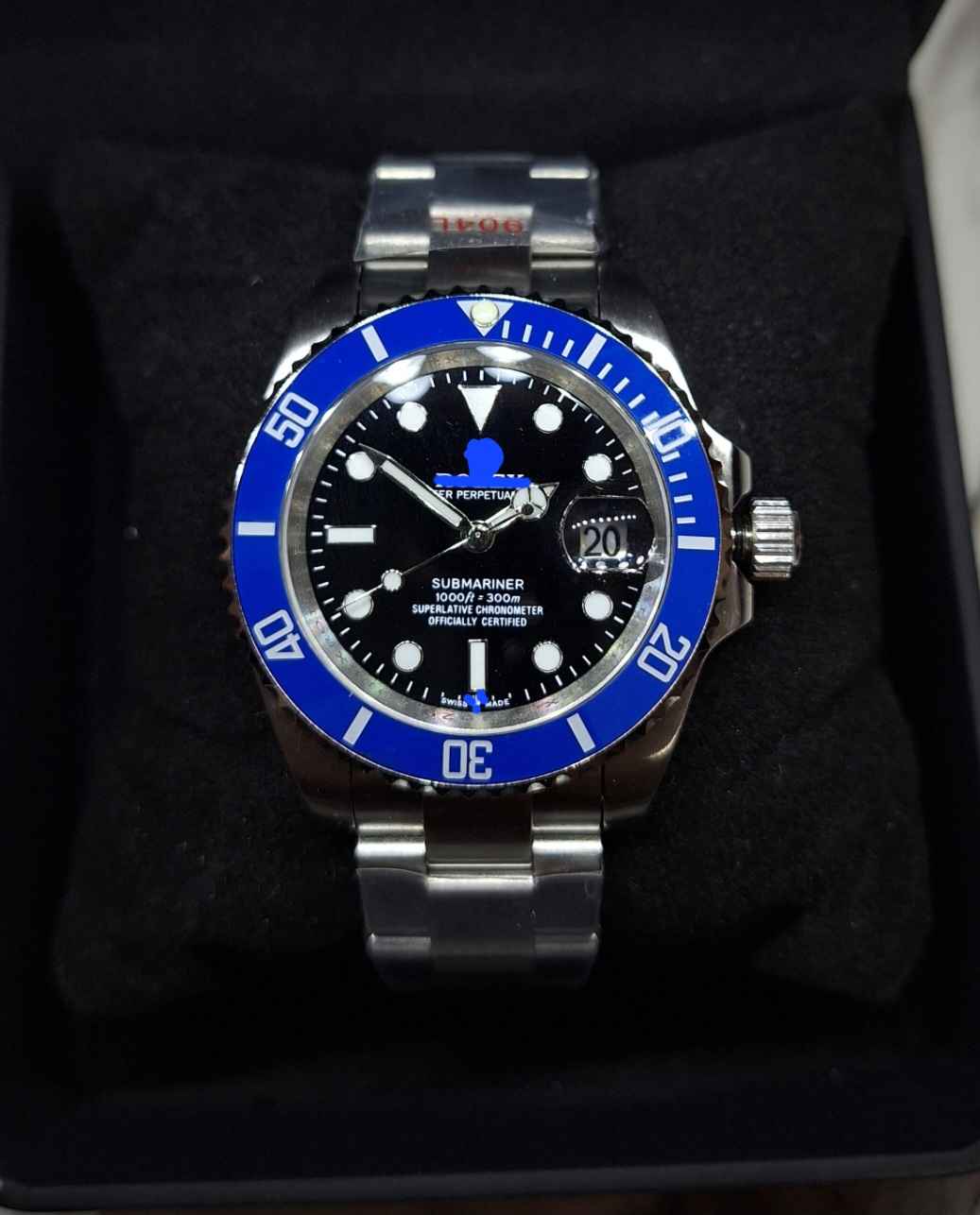 Muhammed Ameen Facebook ad: Black Blue Automatic Watch