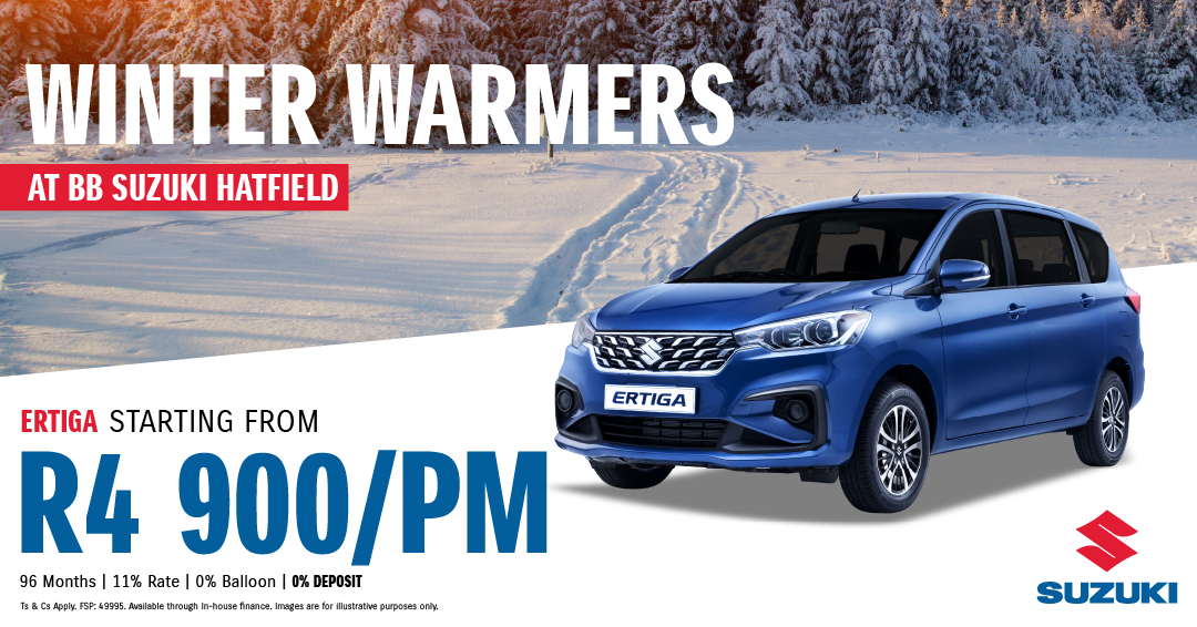 BB Suzuki Hatfield Facebook ad: Suzuki Ertiga Winter Family Adventures Await!