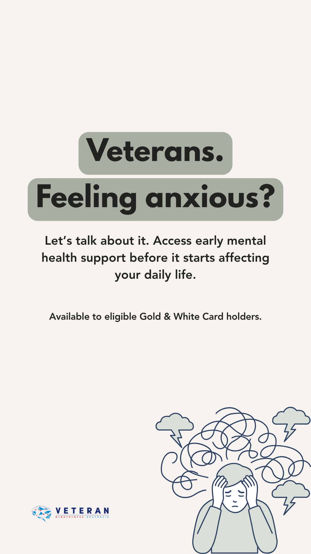 Veteran Mindfulness Australia Facebook ad