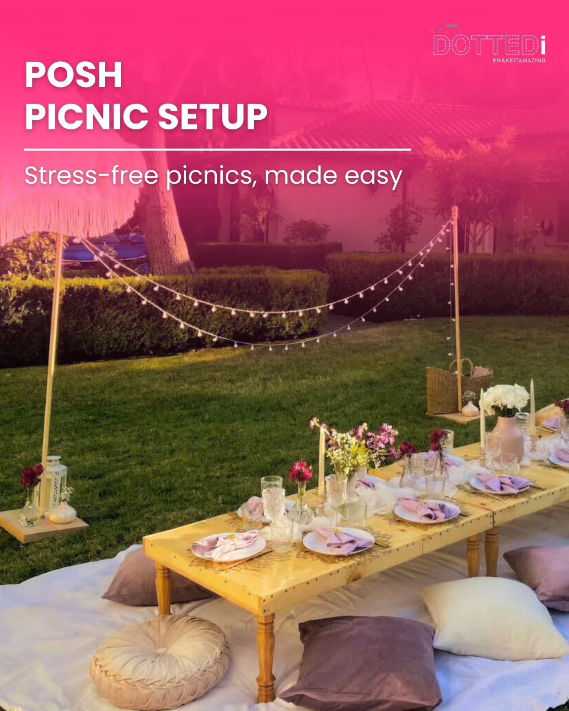 DOTTEDi Facebook ad: Looking for ways to elevate your next picnic?