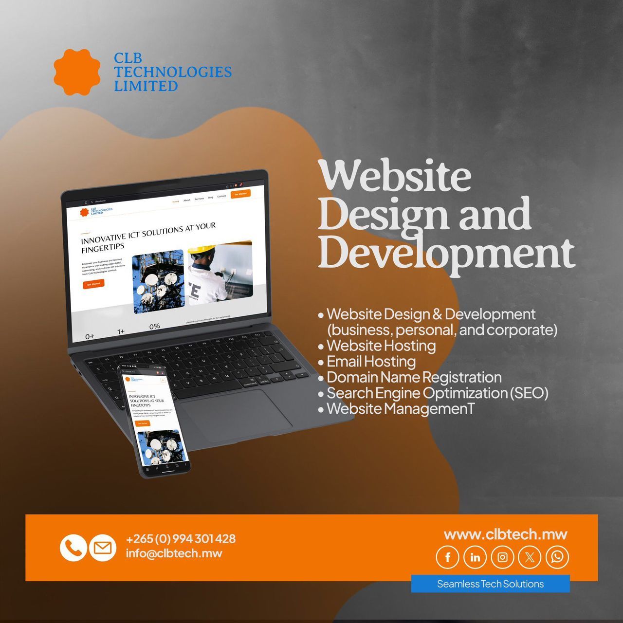 CLB Technologies Limited Facebook ad