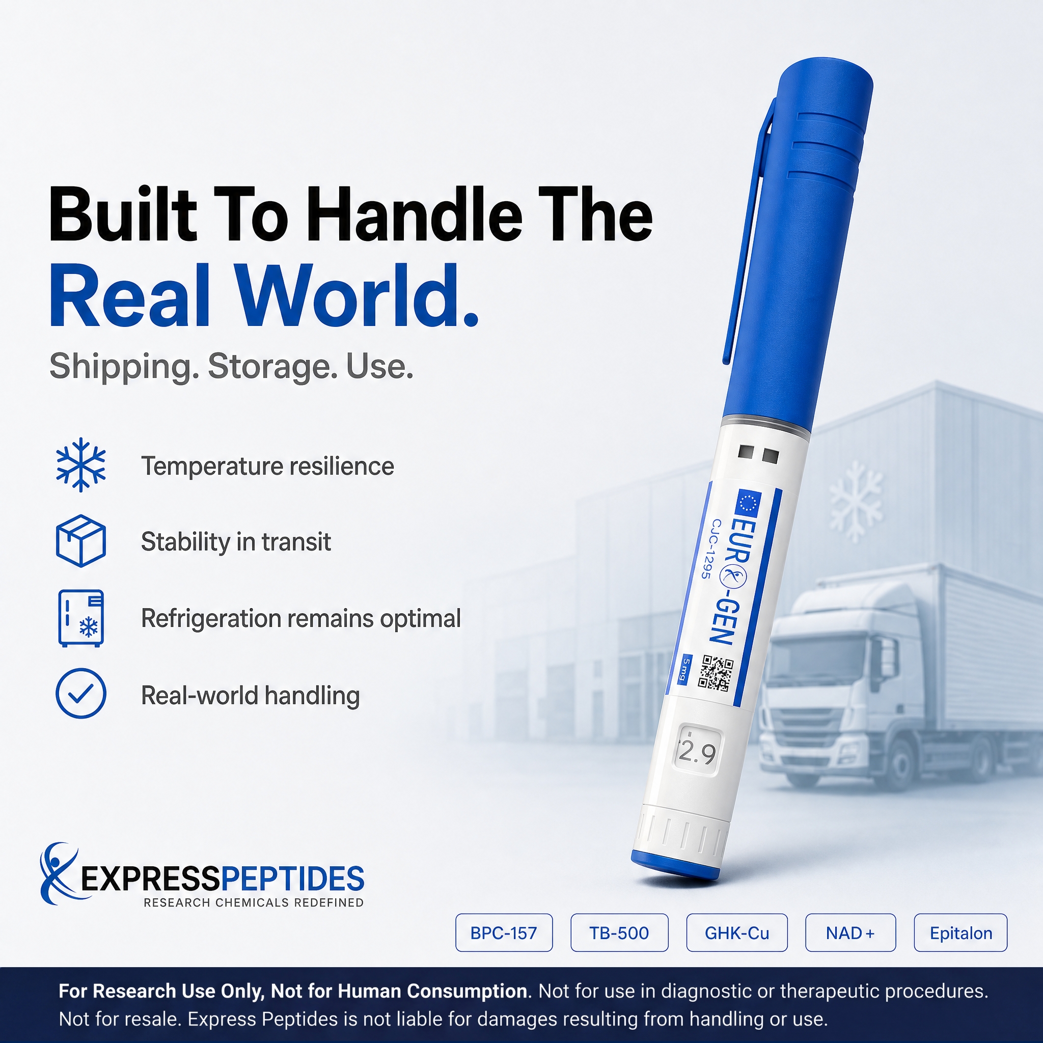Express Peps Facebook ad: Express Peptides | UK Sourced, Lab Tested Peptides