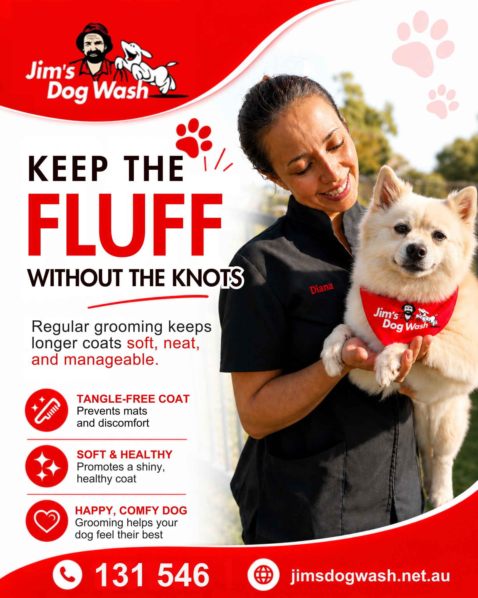 Jim's Dog Wash And Grooming Facebook ad