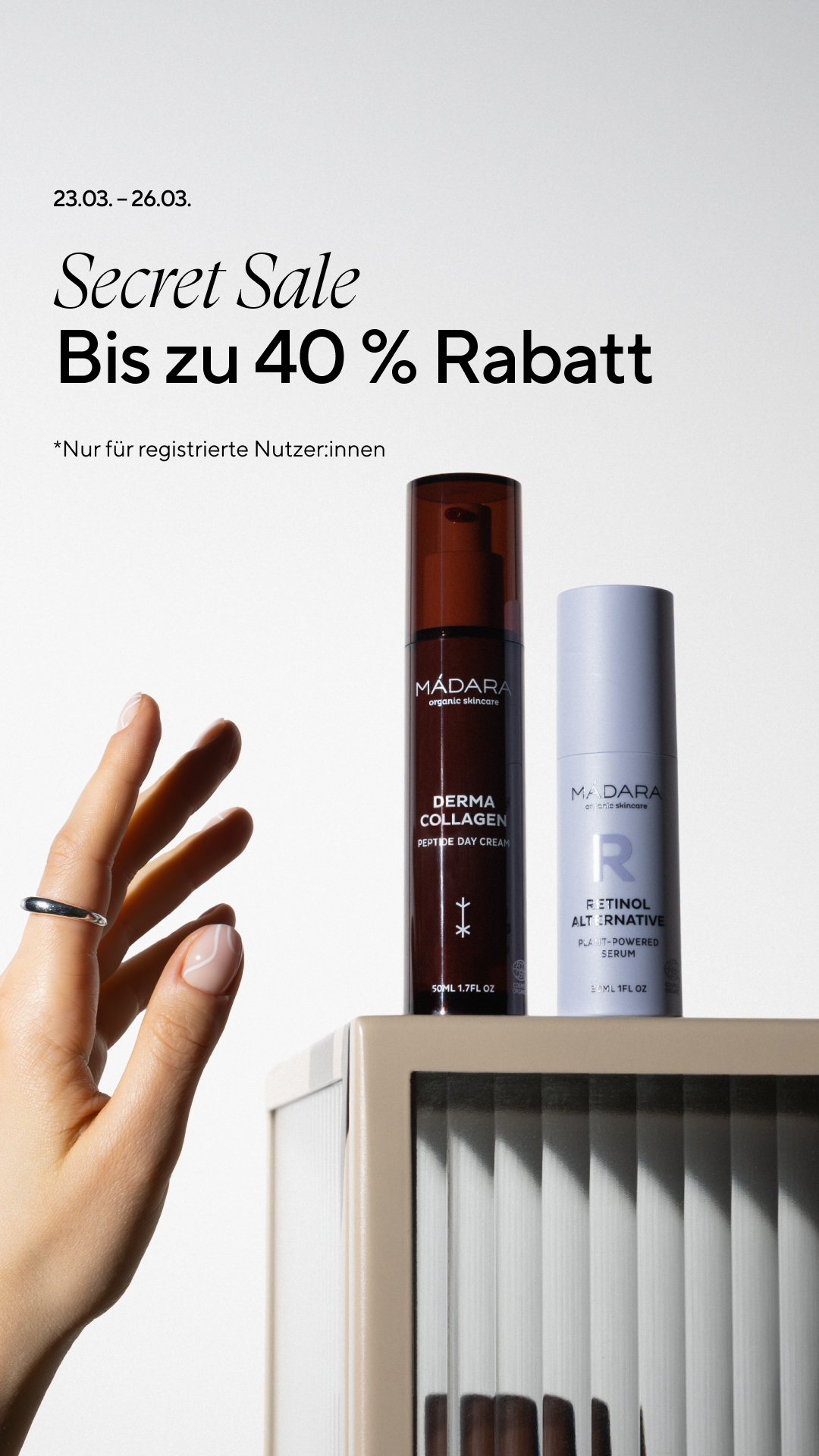 Mádara Organic Skincare Facebook ad