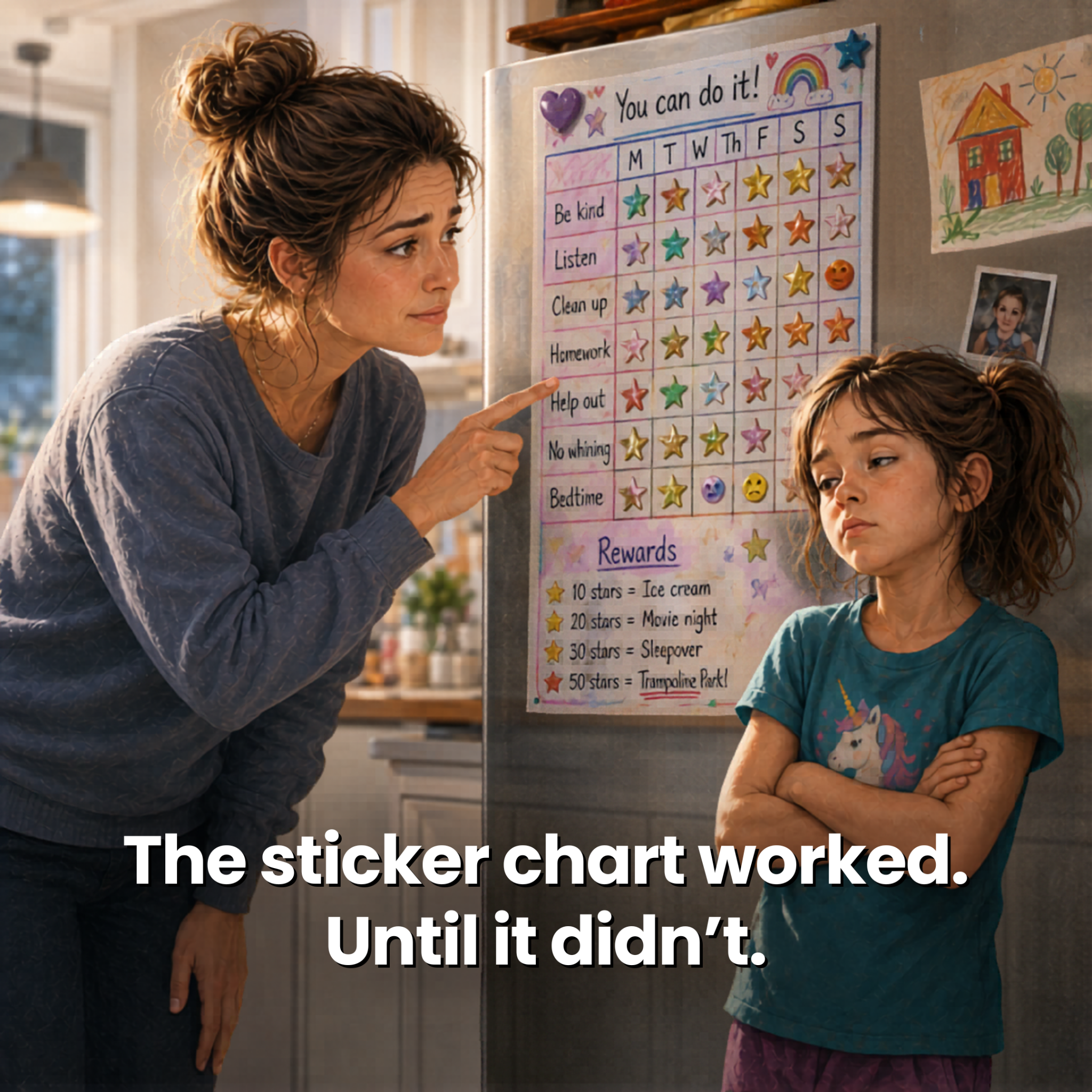 Positive Parenting Solutions Facebook ad: Rewards breed entitlement.