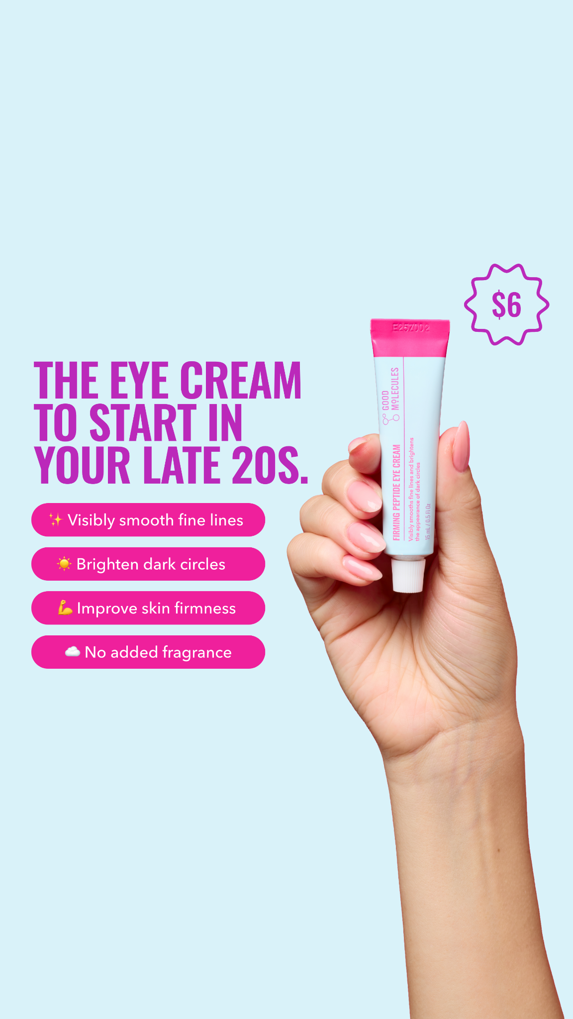 Good Molecules Facebook ad