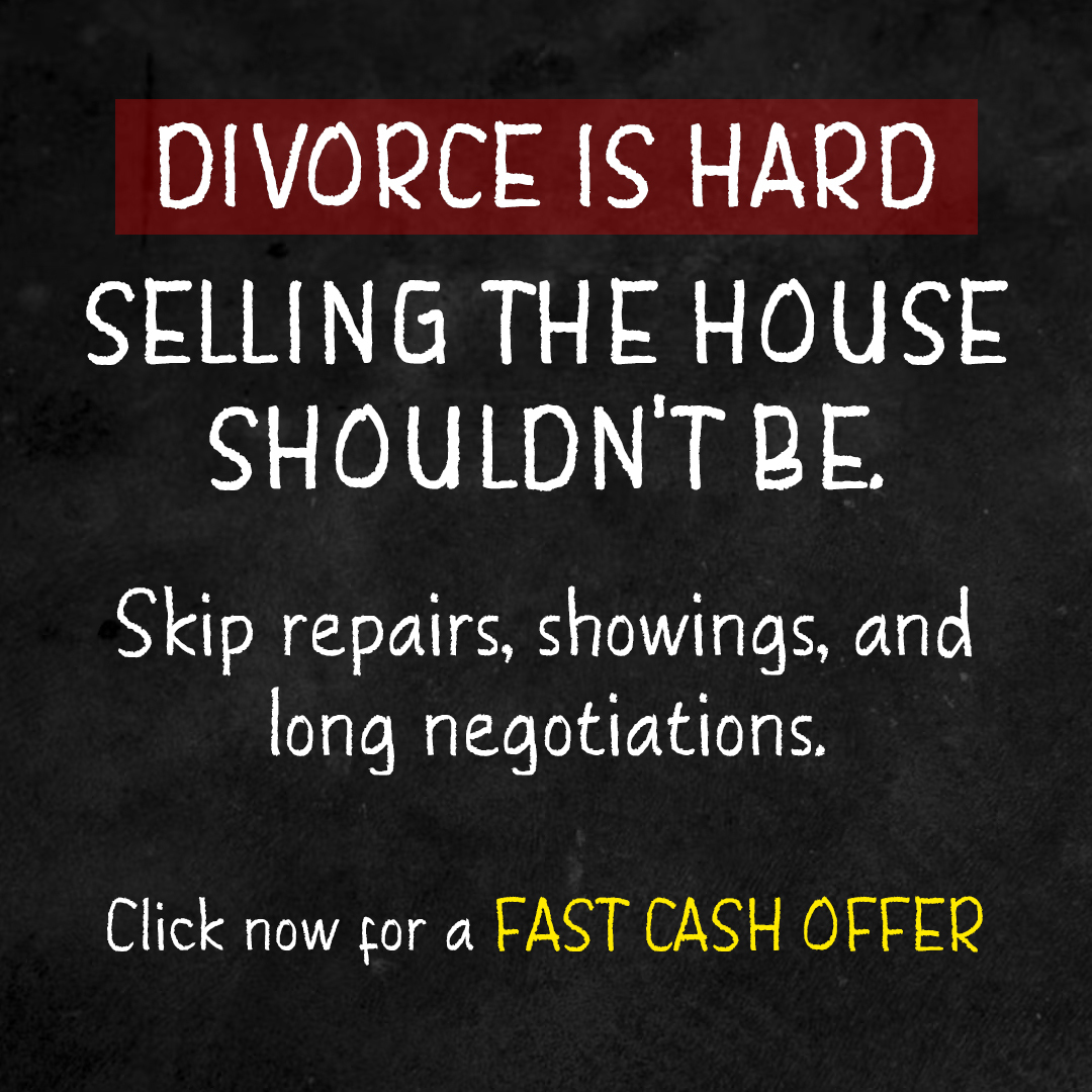 Trusty House Buyers Facebook ad: Distressed Property? We buy fast