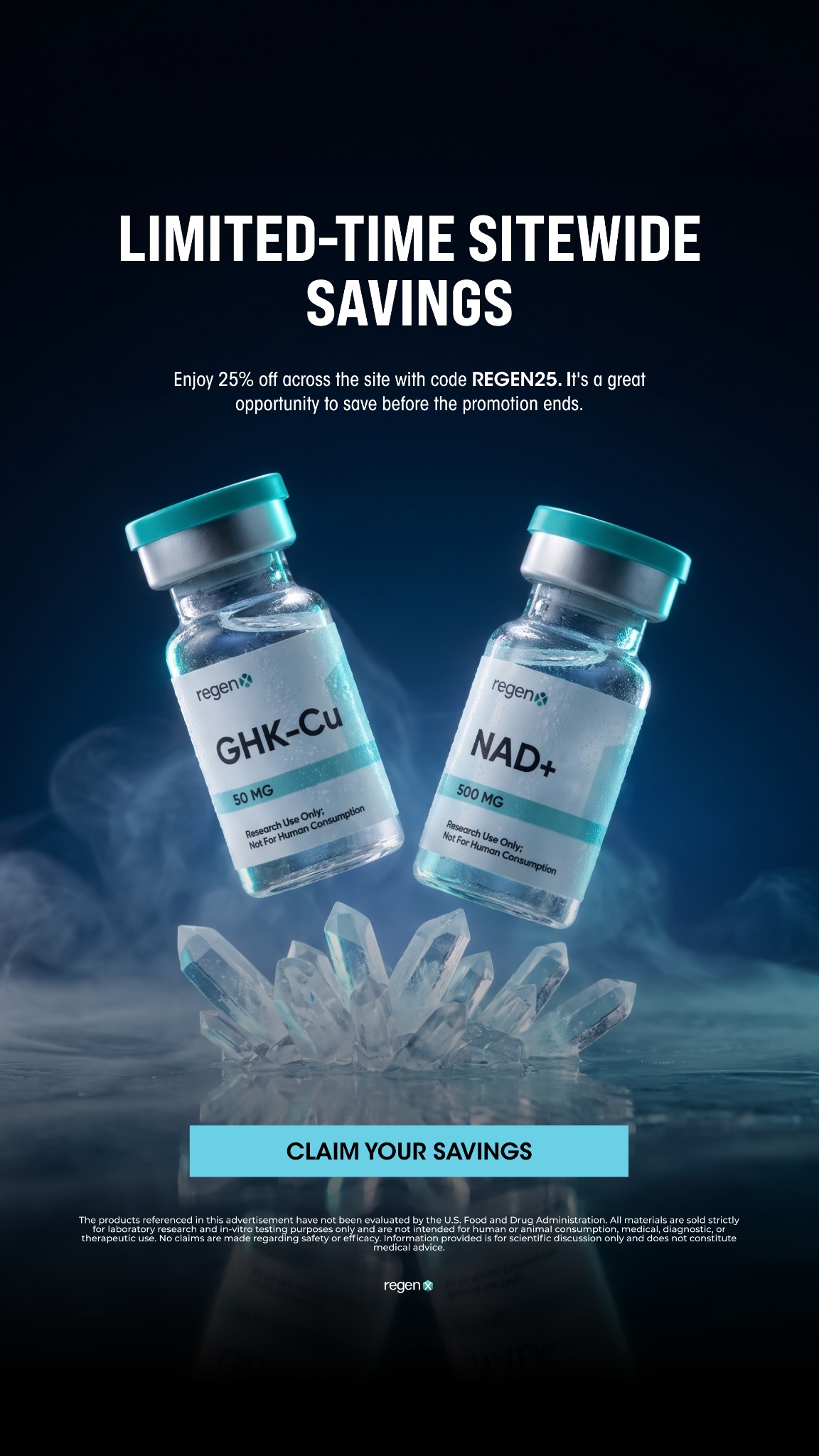 Regenx Facebook ad from Jul 11, 2026