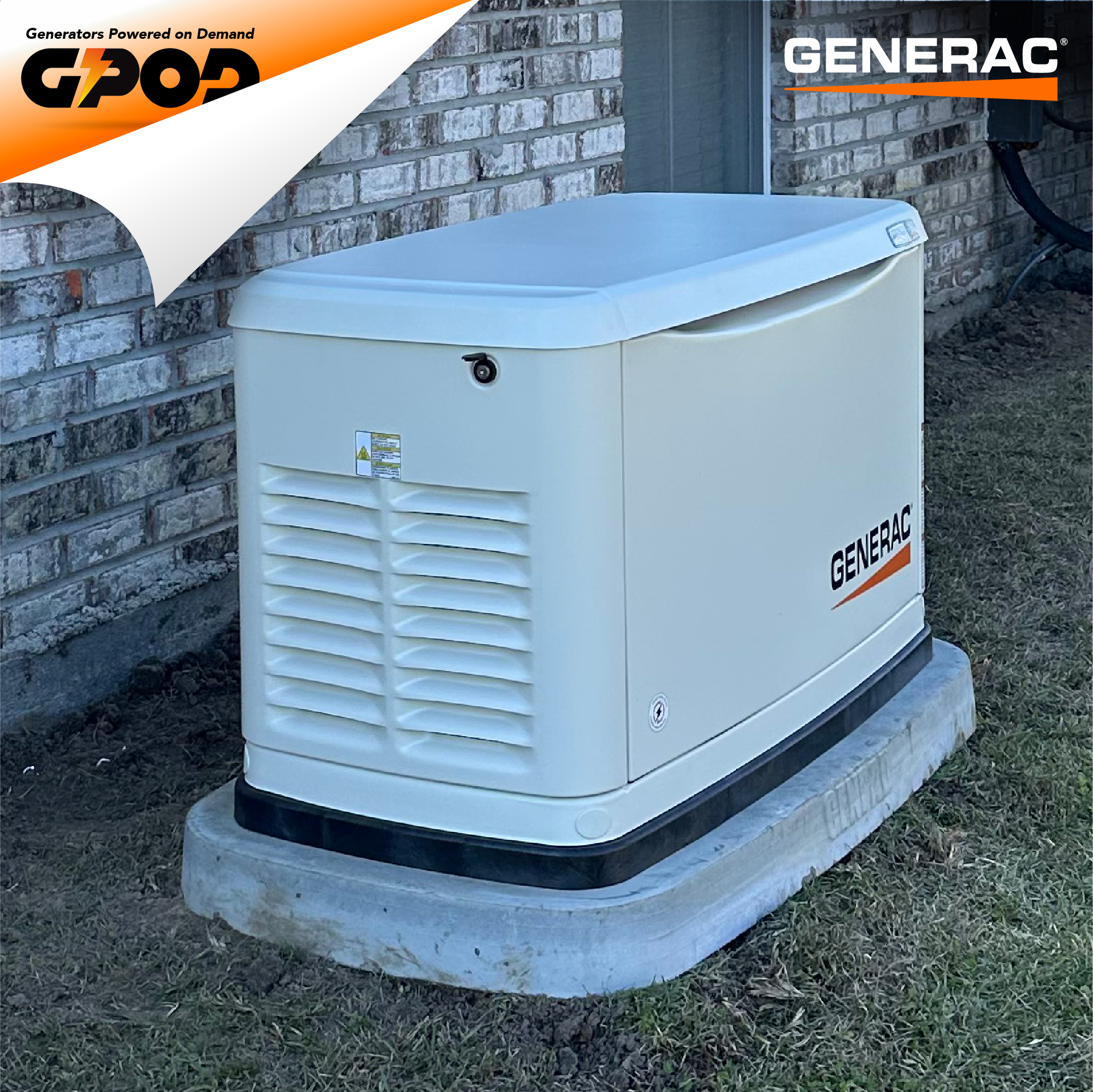 GPOD Generators, LLC Facebook ad from May 8, 2026
