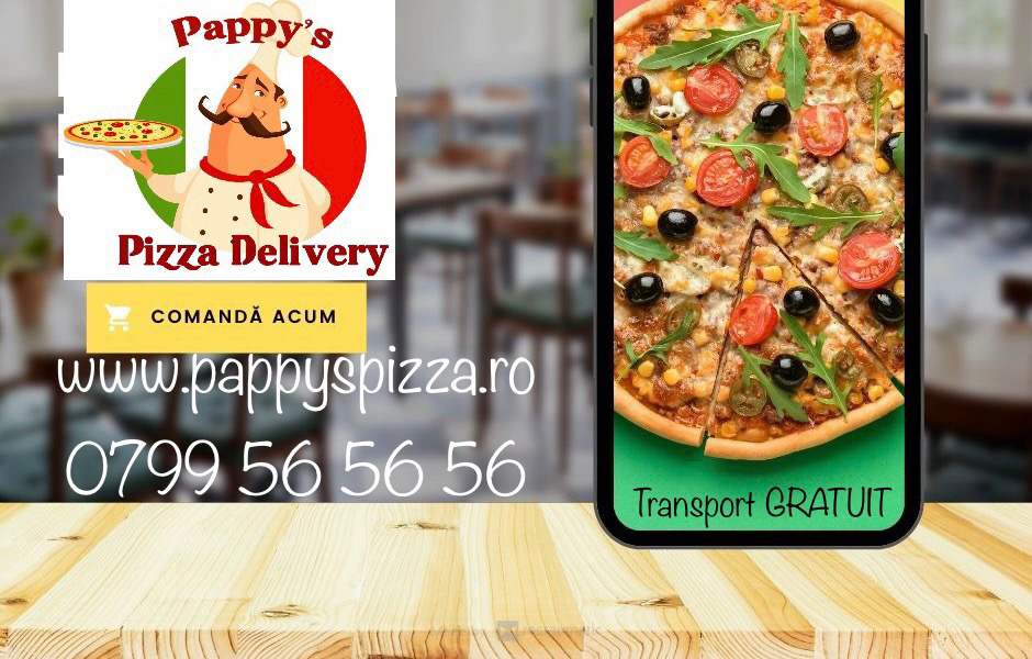Pappy’s Pizza Delivery Zalau Facebook ad: Pappy's Pizza - Comandă și achită online - Pappy's Pizza