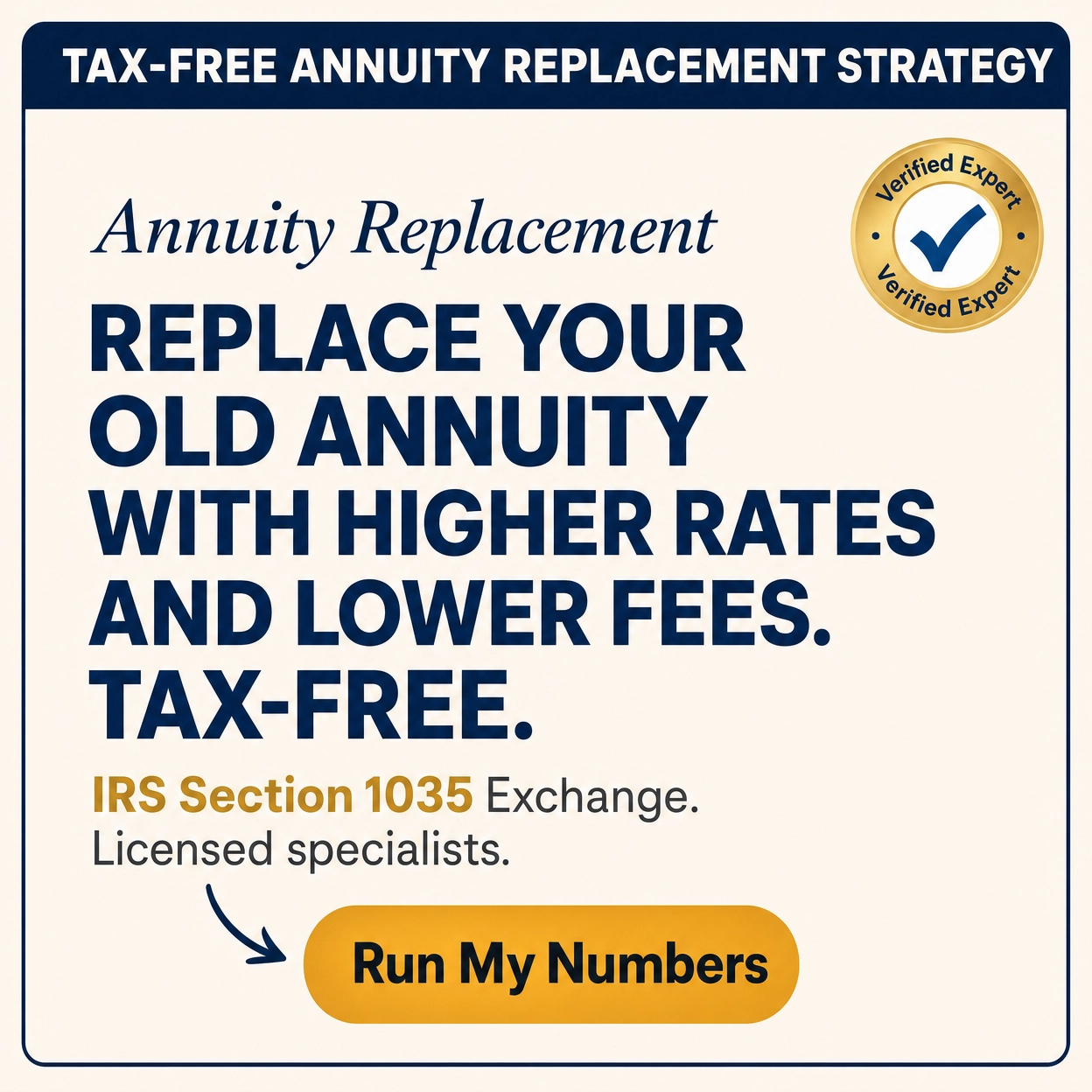 Annuityreplacement.com Facebook ad