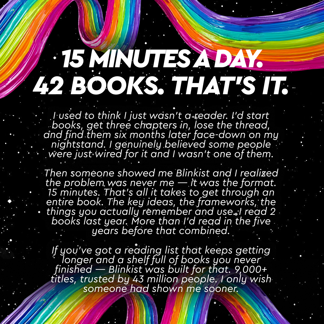 Blinkist Facebook ad