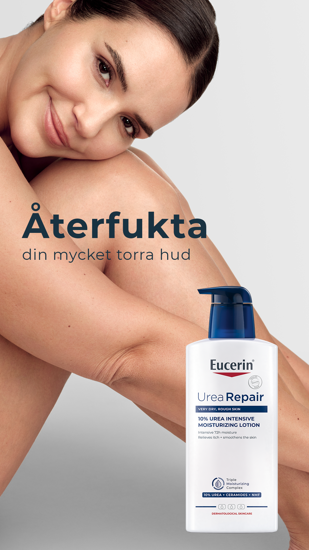 Eucerin Sverige Facebook ad from Feb 19, 2026