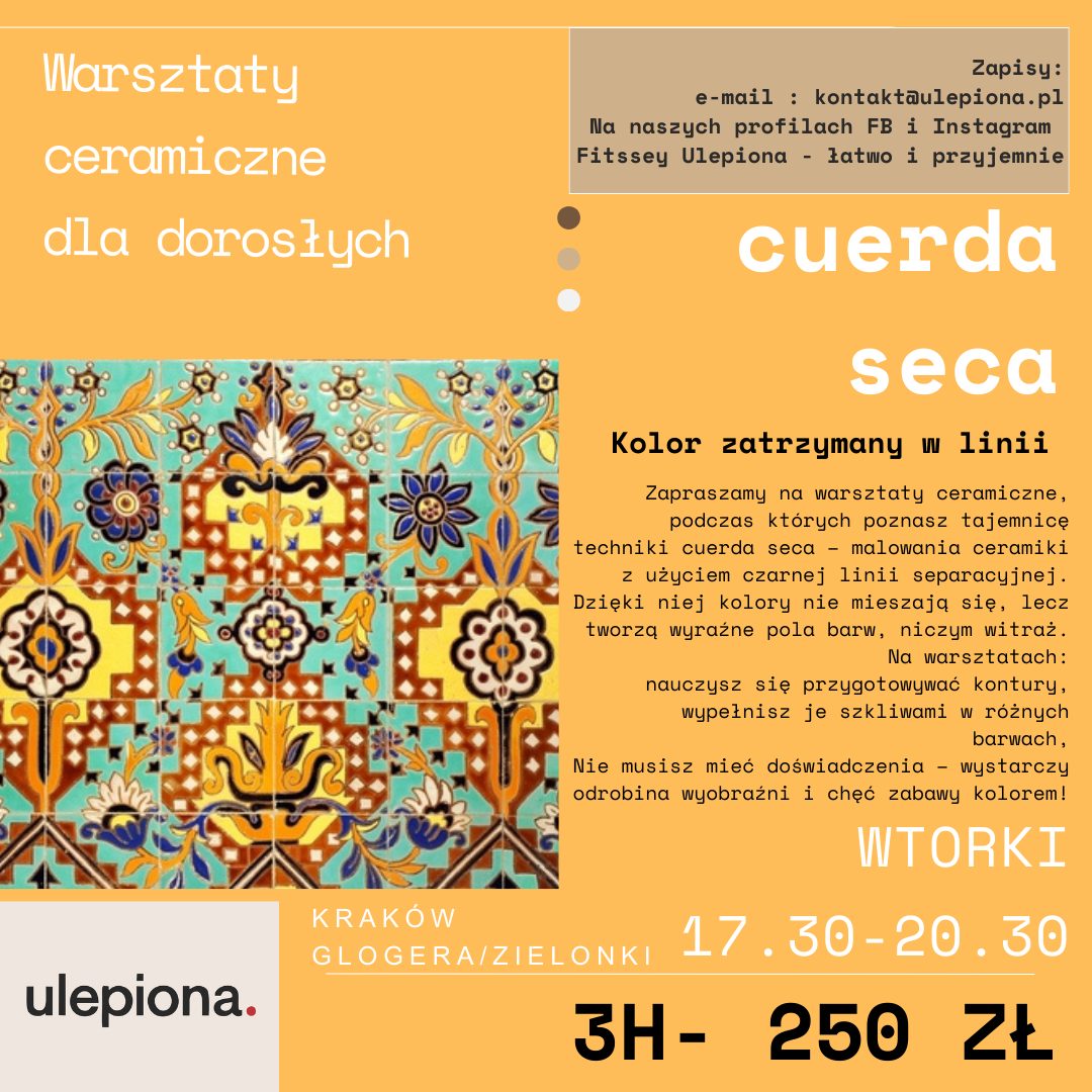 Ulepiona Pracownia Ceramiki Facebook ad: Nowość w Ulepionej!